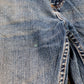 Wrangler W32 L33 Straight Leg Relaxed Fit Classic Ripped Style Blue Denim Jeans