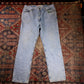 Lee W36 L31 Straight Leg Relaxed Fit Blue Denim Jeans