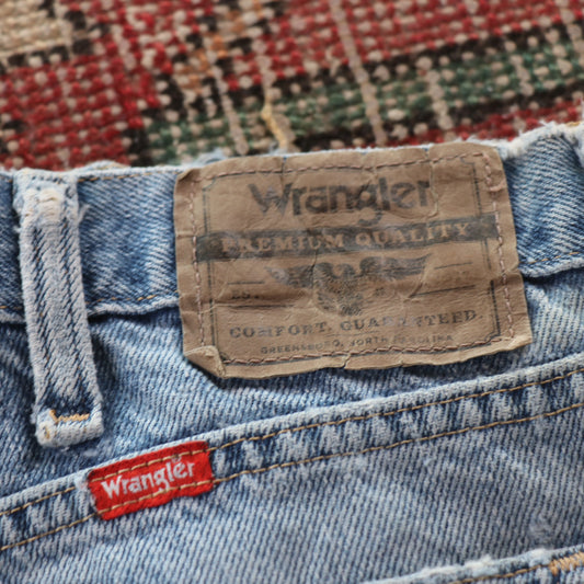Wrangler Red Tab W36 L29 Relaxed Blue Denim Jeans