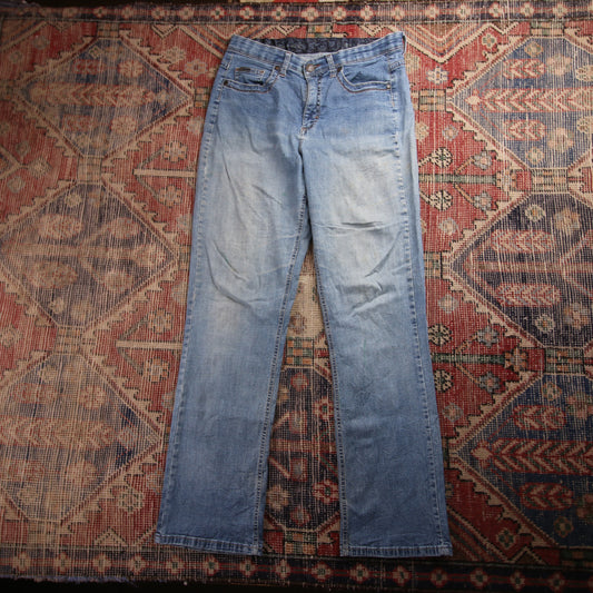 Lee W30 L30 Straight Leg Blue Denim Jeans