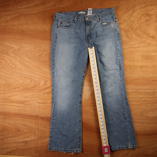 Levi's 511 Red Tab W34 L29 Slim Fit Blue Denim Jeans