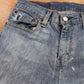 Levi's 517 Red Tab W28 L28 Bootcut Slim Fit Blue Denim Jeans