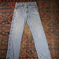 Wrangler W34 L35 Straight Leg Relaxed Fit Blue Denim Jeans