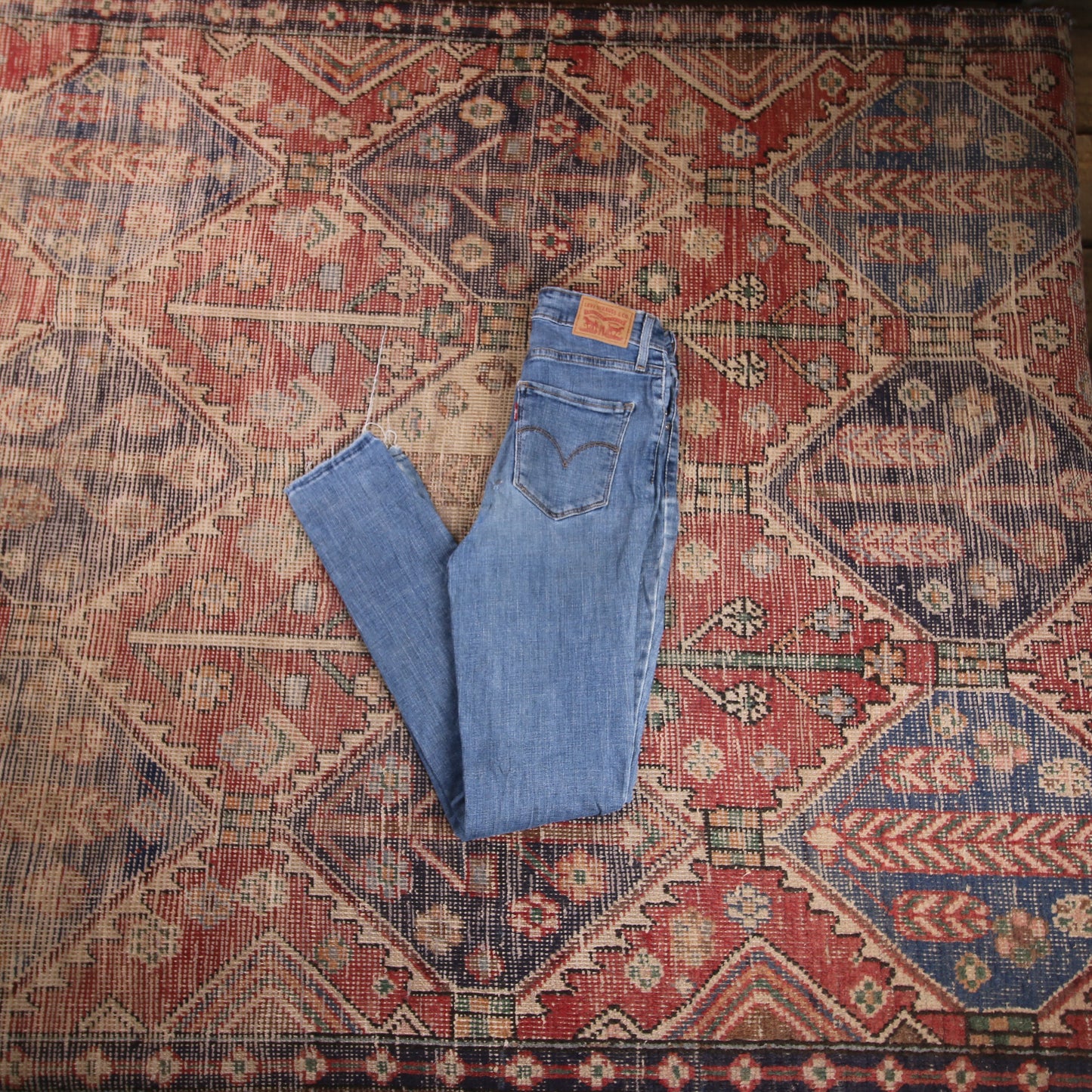 Levi's 721 W24 L29 Skinny Blue Denim Jeans