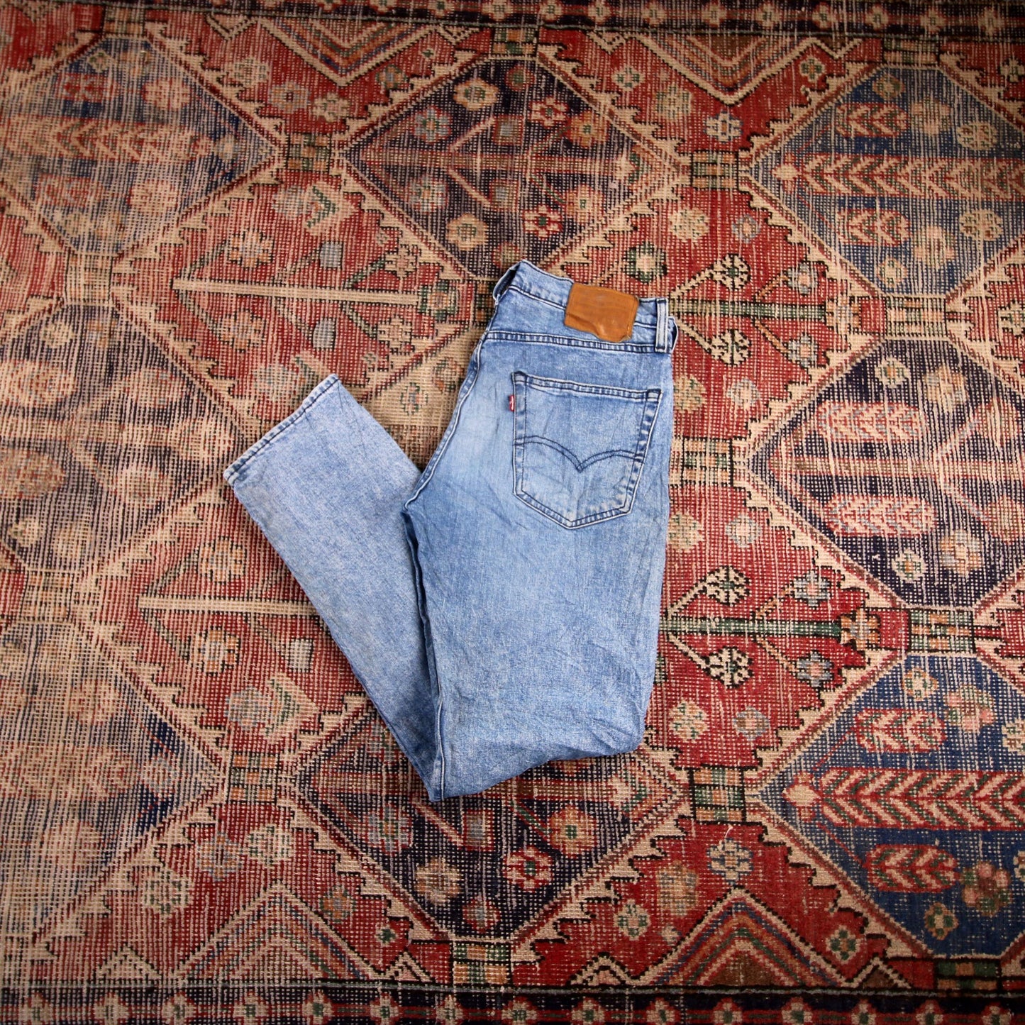 Levi's 502 W32 L31 Tapered Leg Regular Fit Blue Denim Jeans