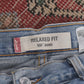 Levi's 550 W38 L32 Tapered Leg Relaxed Fit Blue Denim Jeans