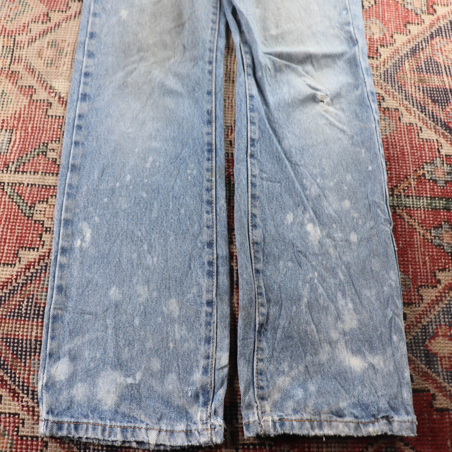 Levi's 517 Red Tab W28 L30 Bootcut Slim Fit Blue Denim Jeans