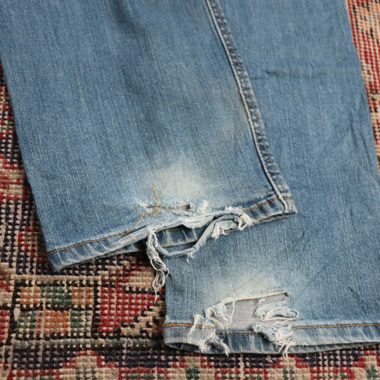 Levi's W34 L31 Straight Leg Blue Denim Jeans