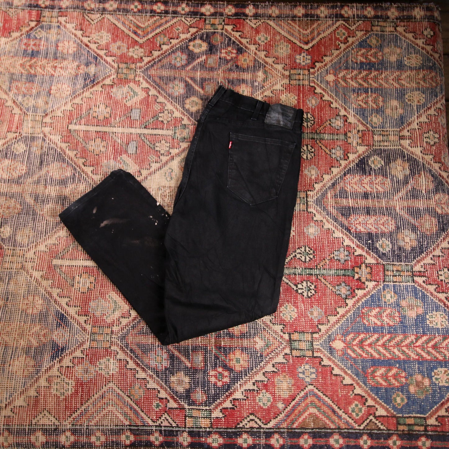 Levi's 541 W40 L30 Tapered Leg Black Denim Jeans