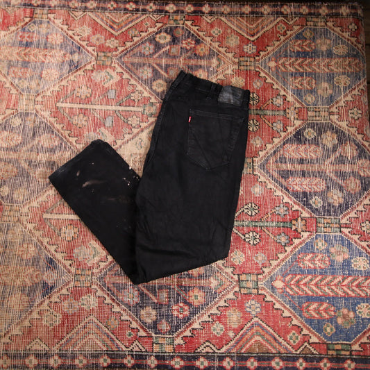 Levi's 541 W40 L30 Tapered Leg Black Denim Jeans