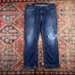 Levi's 541 W38 L28 Tapered Leg Classic Ripped style Blue Denim Jeans