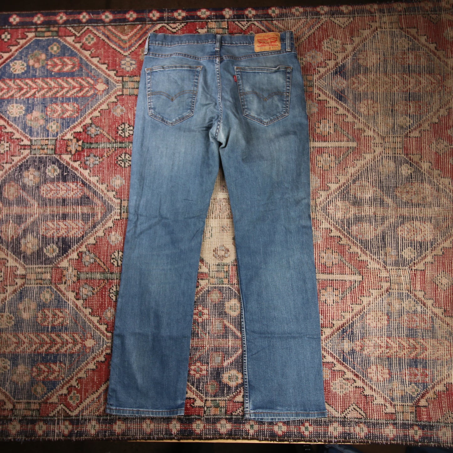 Levi's 514 W34 L30 Straight Leg Blue Denim Jeans