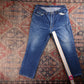 Levi's 501 Red Tab W36 L27 Original Fit Blue Denim Jeans