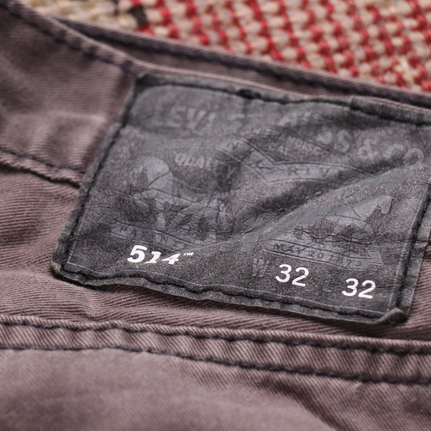 Levi's 514 White Tab W32 L30 Straight Leg Grey Denim Jeans