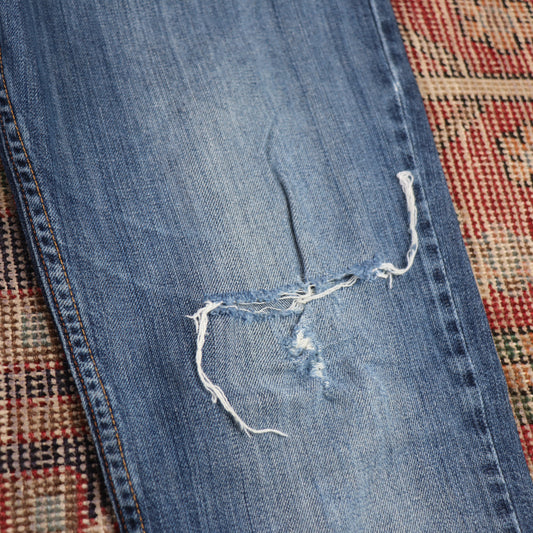 Levi's W30 L32 Straight Leg Blue Denim Jeans