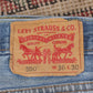 Levi's 550 W34 L28 Tapered Leg Relaxed Fit Classic Ripped Style Blue Denim Jeans