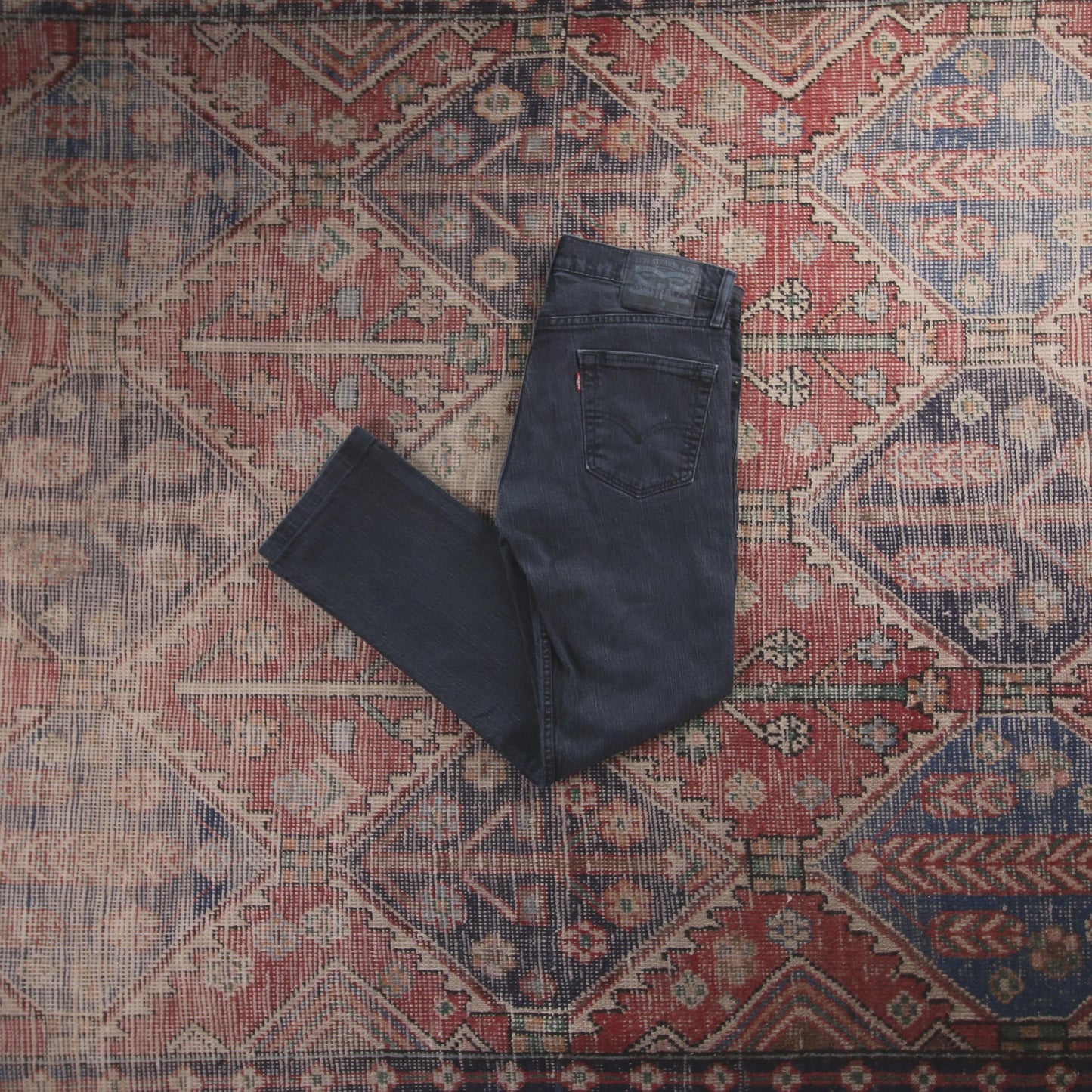 Levi's Red Tab W30 L27 Slim Straight Fit Grey Denim Jeans