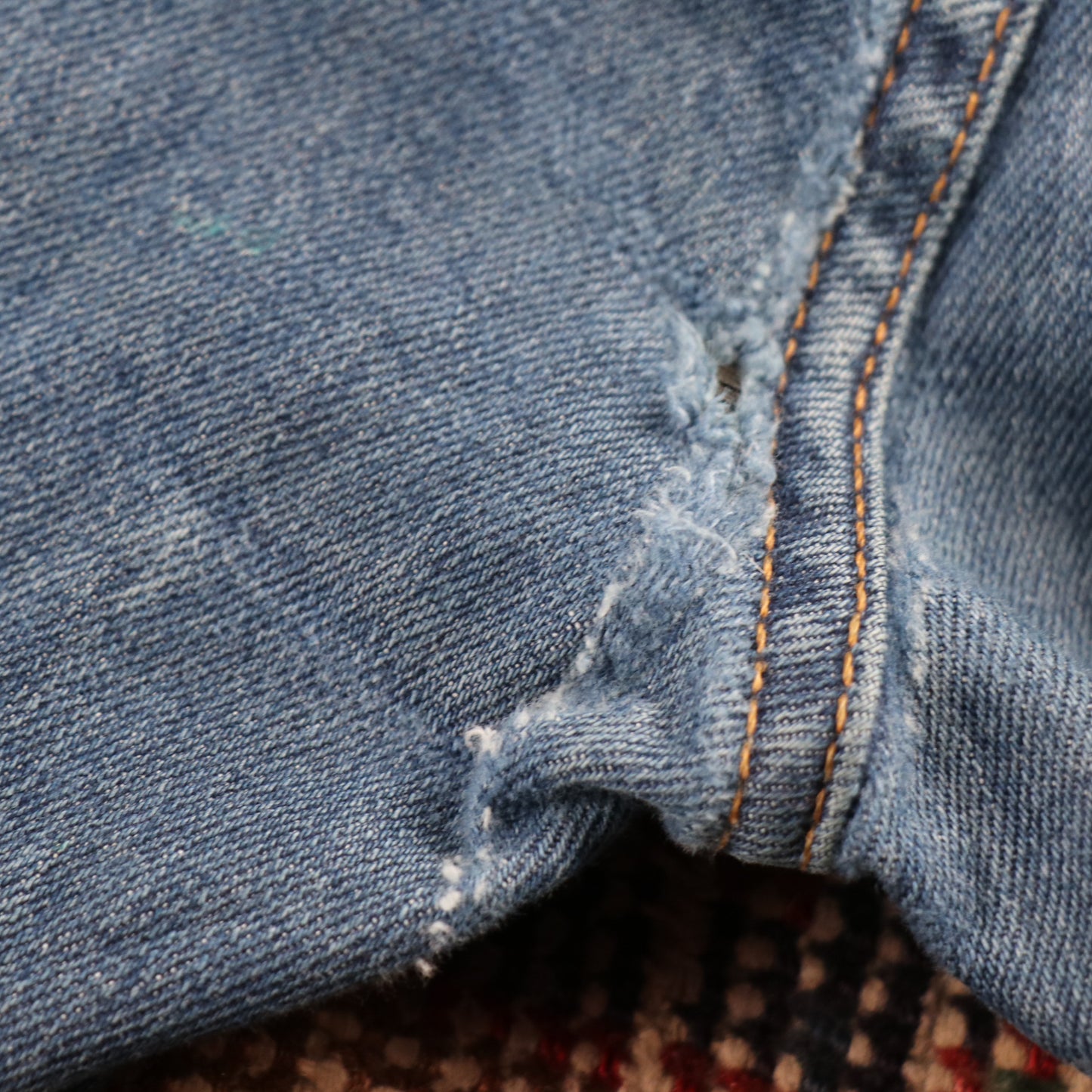 Levi's 505 W40 L30 Straight Leg Regular Fit Blue Denim Jeans