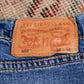 Levi's 502 W34 L30 Tapered Leg Regular Fit Classic Ripped Style Blue Denim Jeans