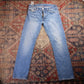 Levi's W32 L30 Straight Leg Blue Denim Jeans