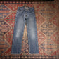 Lee W34 L29 Straight Leg Regular Fit Blue Denim Jeans