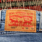 Levi's 505 Red Tab W34 L31 Straight Leg Regular Fit Blue Denim Jeans