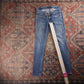Levi's 711 Red Tab W28 L30 Skinny Blue Denim Jeans