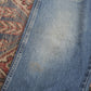 Wrangler W36 L28 Straight Leg Relaxed Fit Blue Denim Jeans