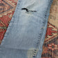 Levi's 511 W34 L32 Slim Fit Classic Ripped Style Blue Denim Jeans