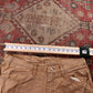 Wrangler W36 L31 Straight Leg Beige Denim Jeans