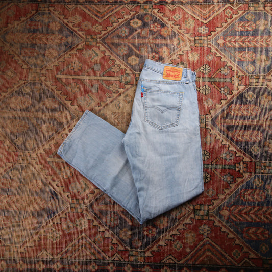 Levi's 559 W36 L31 Straight Leg Relaxed Fit Blue Denim Jeans
