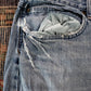 Wrangler W40 L31 Straight Leg Relaxed Fit Blue Denim Jeans