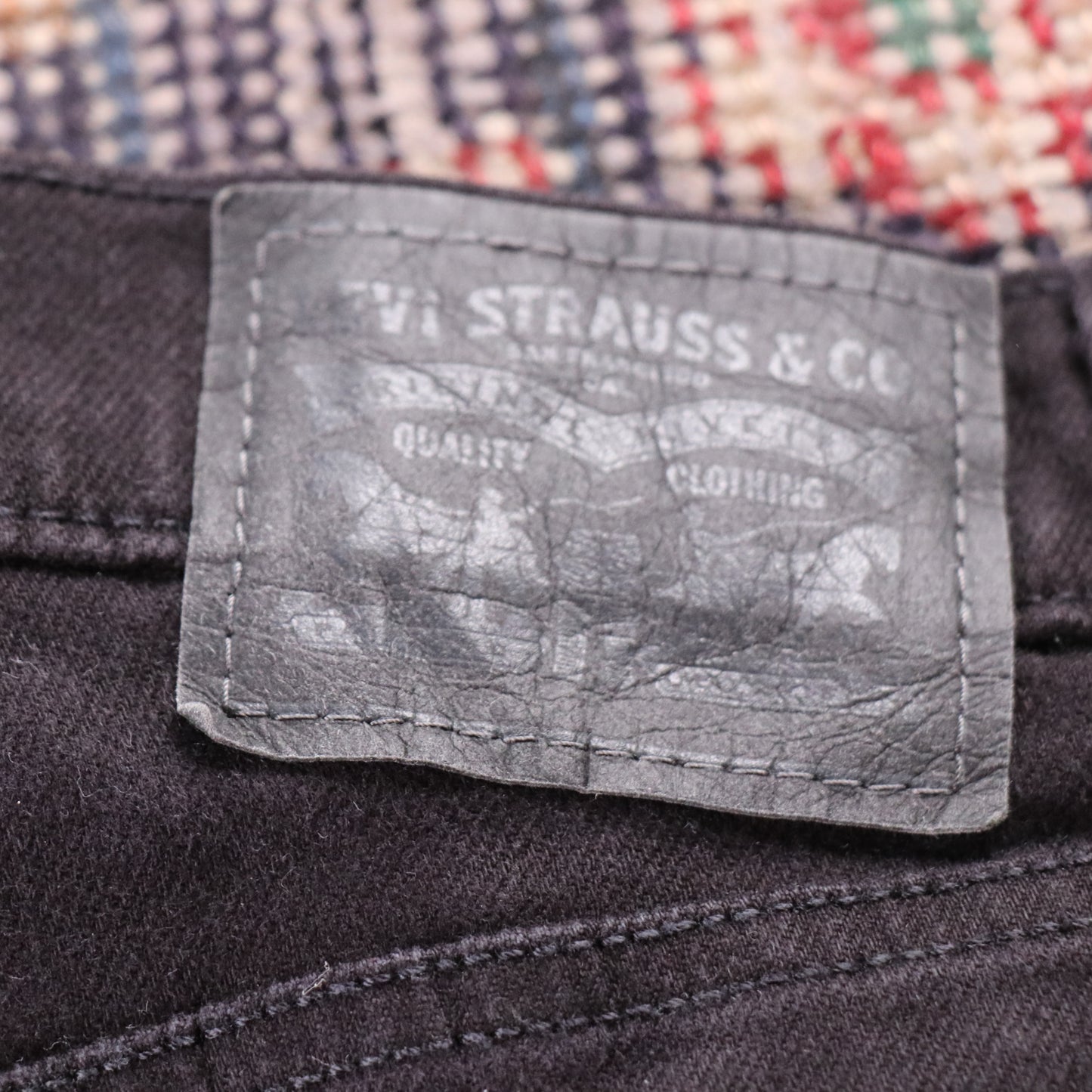 Levi's W26 L25 Skinny Classic Ripped Style Black Denim Jeans