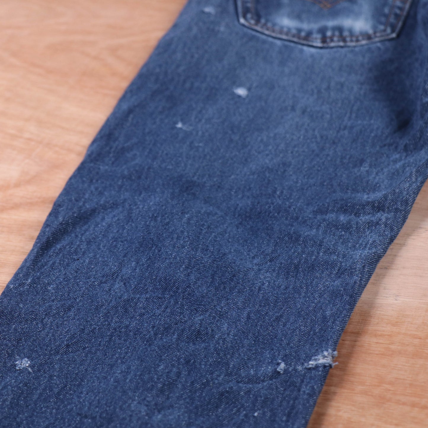 Levi's 505 Red Tab W34 L30 Straight Leg Regular Fit Classic Ripped Style Blue De