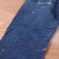 Levi's 505 Red Tab W34 L30 Straight Leg Regular Fit Classic Ripped Style Blue De