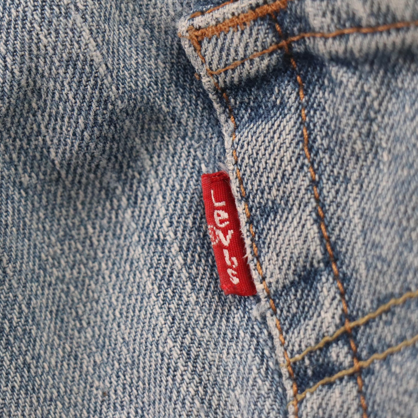Levi's 550 Red Tab W30 L25 Tapered Leg Relaxed Fit Blue Denim Jeans