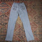 Lee W28 L30 Straight Leg Relaxed Fit Blue Denim Jeans