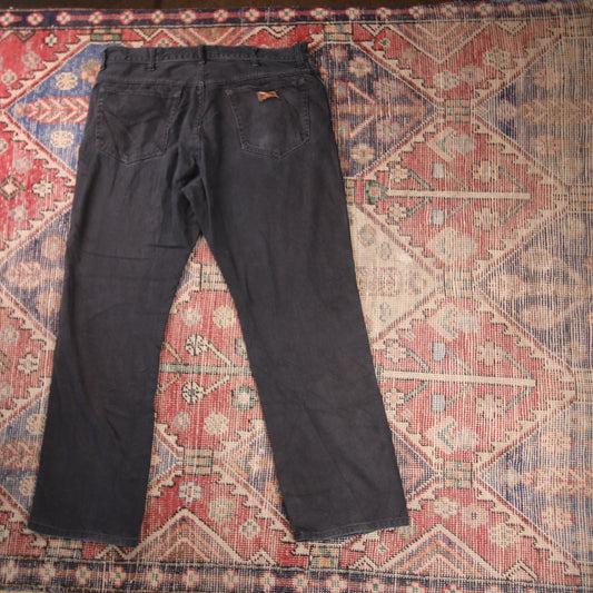 Wrangler W42 L29 Straight Leg Relaxed Fit Blue Denim Jeans