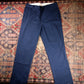 Dickies W40 L34 Straight Leg Blue Cotton Blend Trousers