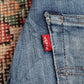 Levi's W32 L30 Straight Leg Classic Ripped Style Blue Denim Jeans