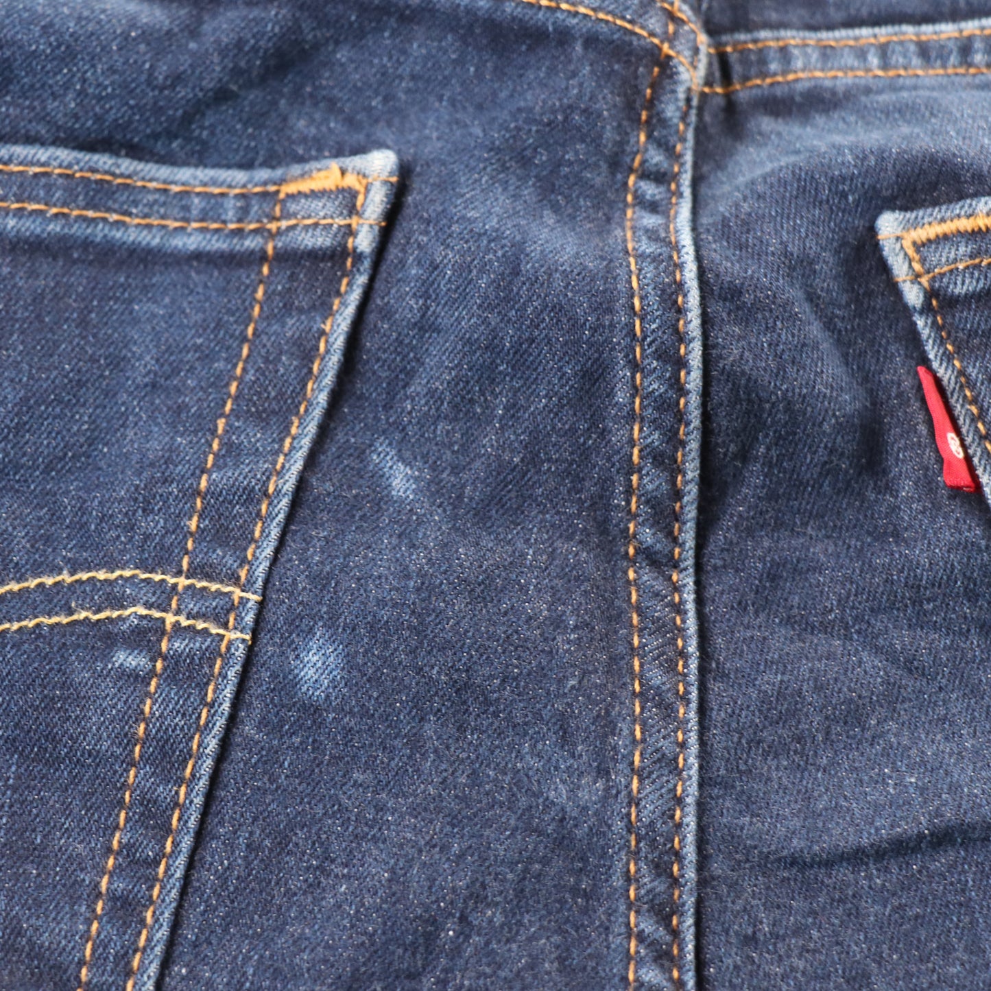 Levi's 512 Red Tab W32 L28 Tapered Leg Slim Fit Blue Denim Jeans
