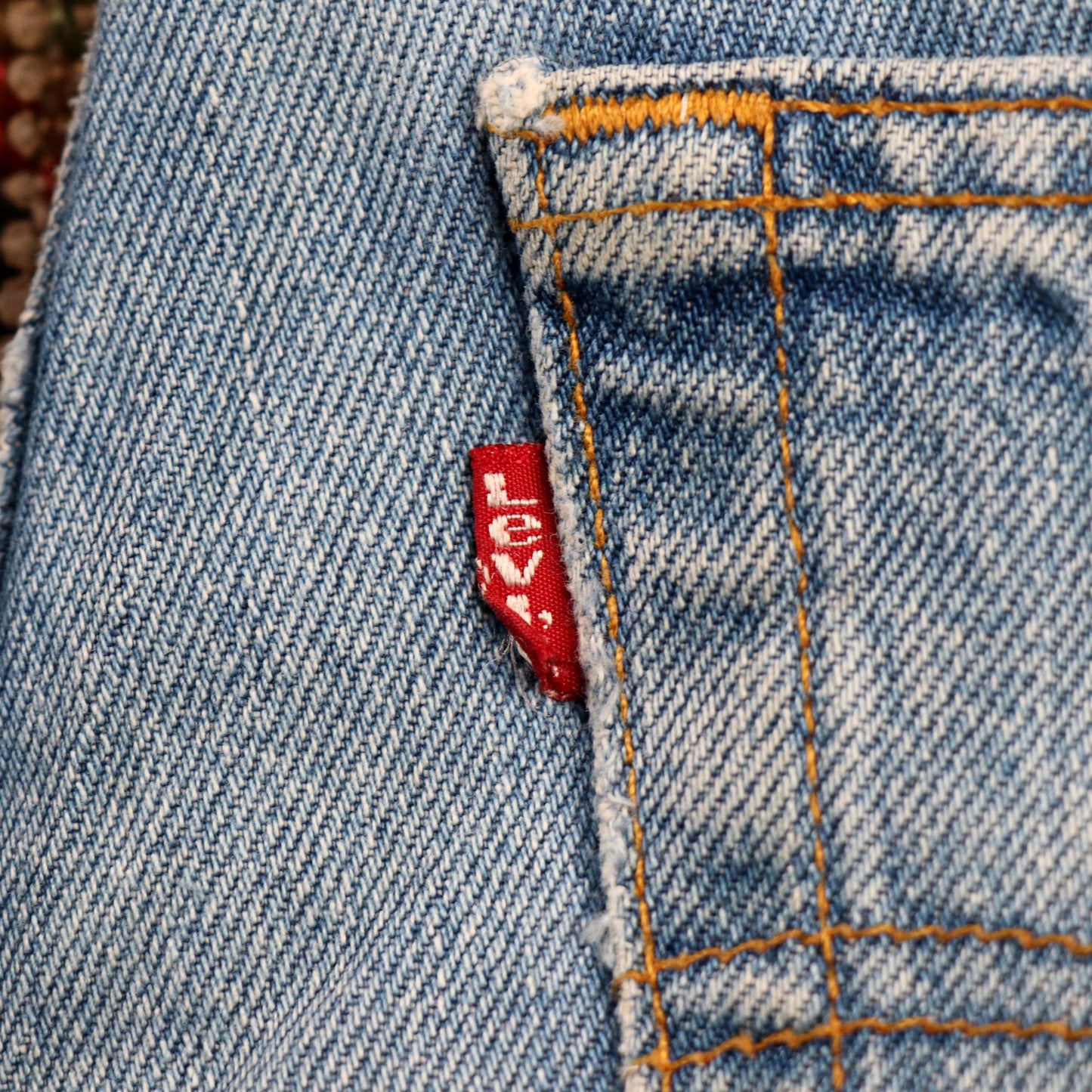 Levi's 504 W36 L27 Straight Leg Regular Fit Blue Denim Jeans