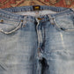 Lee W30 L30 Skinny Classic Ripped Style Blue Denim Jeans