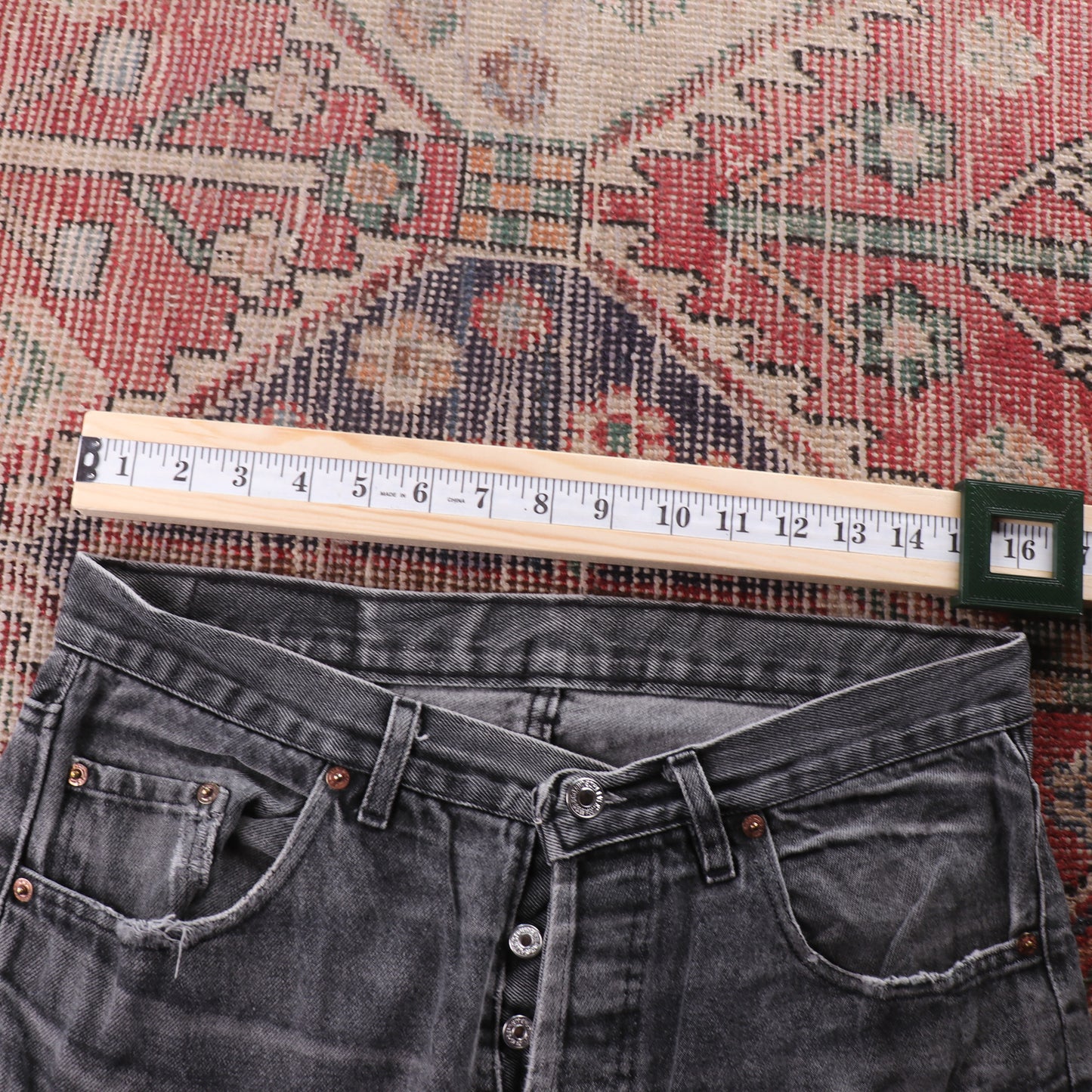 Levi's Red Tab W32 L32 Straight Leg Grey Denim Jeans