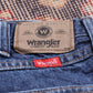 Wrangler W32 L30 Straight Leg Relaxed Fit Blue Denim Jeans