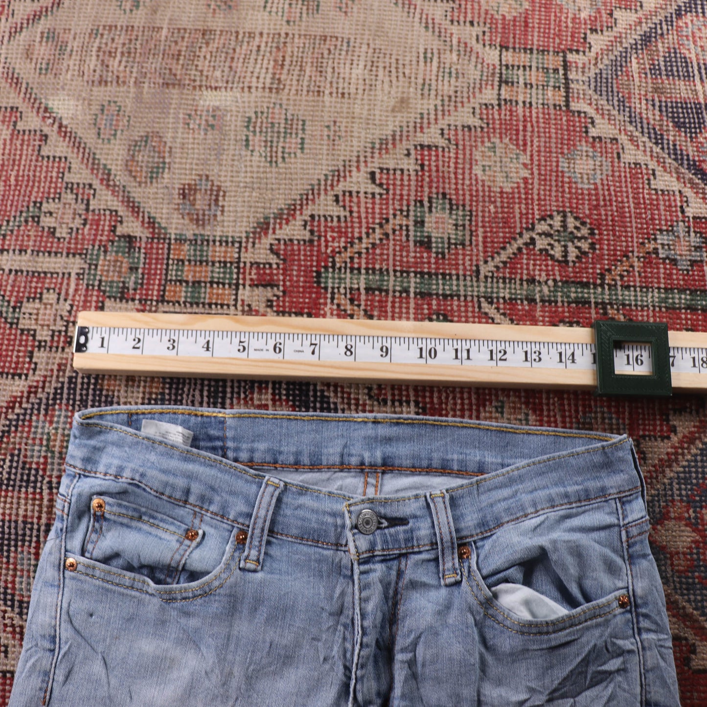 Levi's 511 Red Tab W32 L30 Slim Fit Blue Denim Jeans