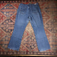Lee W34 L28 Bootcut Relaxed Fit Blue Denim Jeans