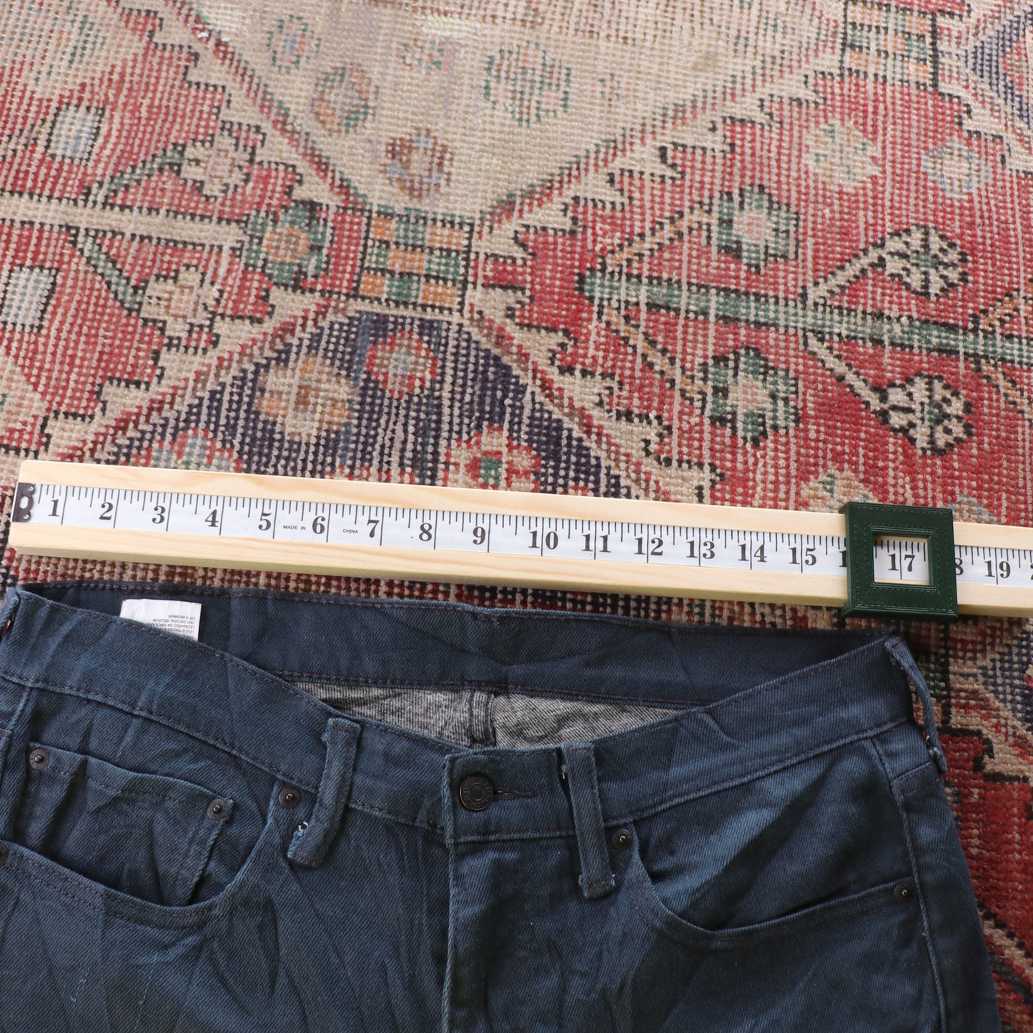 Levi's 511 Red Tab W34 L29 Slim Fit Blue Denim Jeans