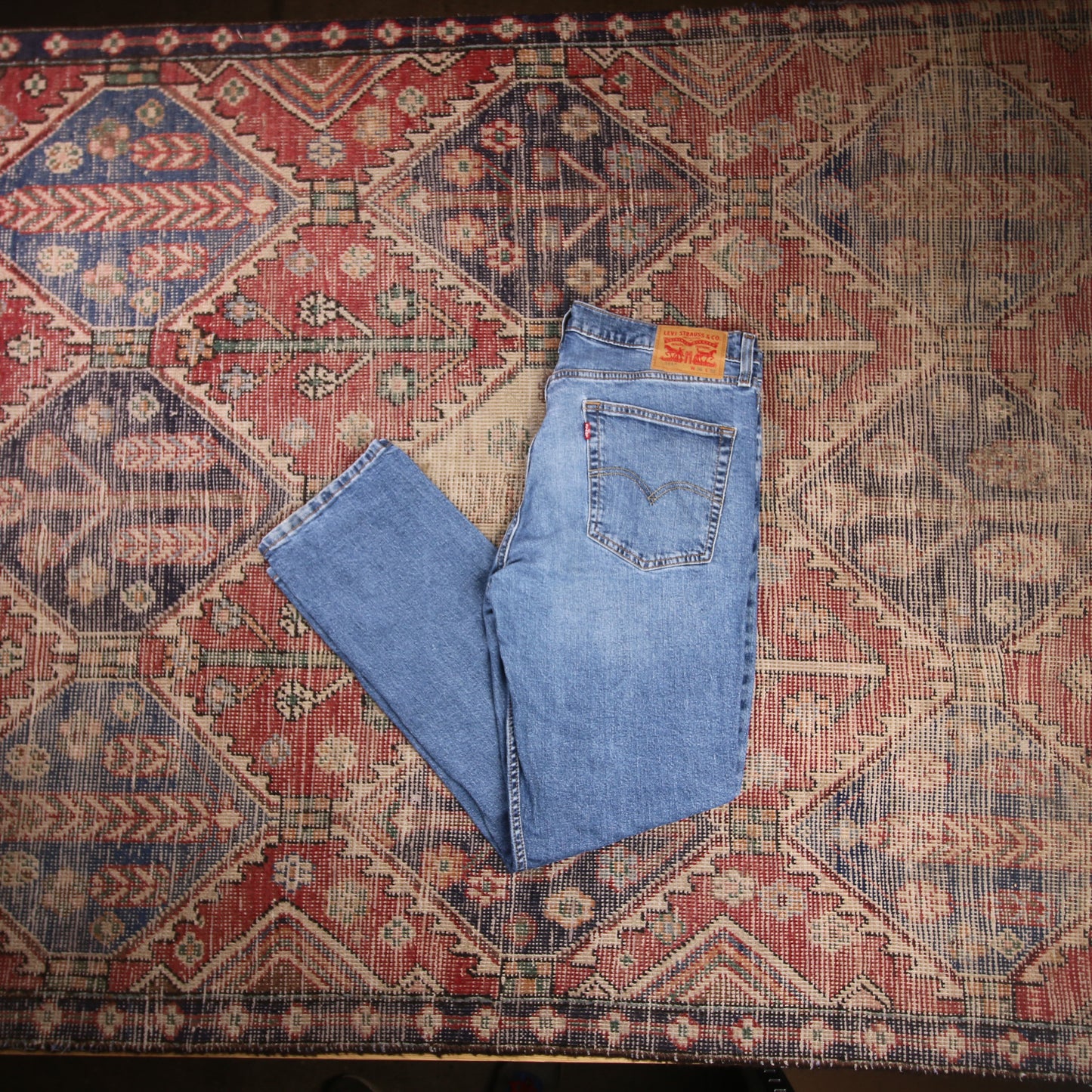 Levi's 514 W36 L30 Straight Leg Blue Denim Jeans