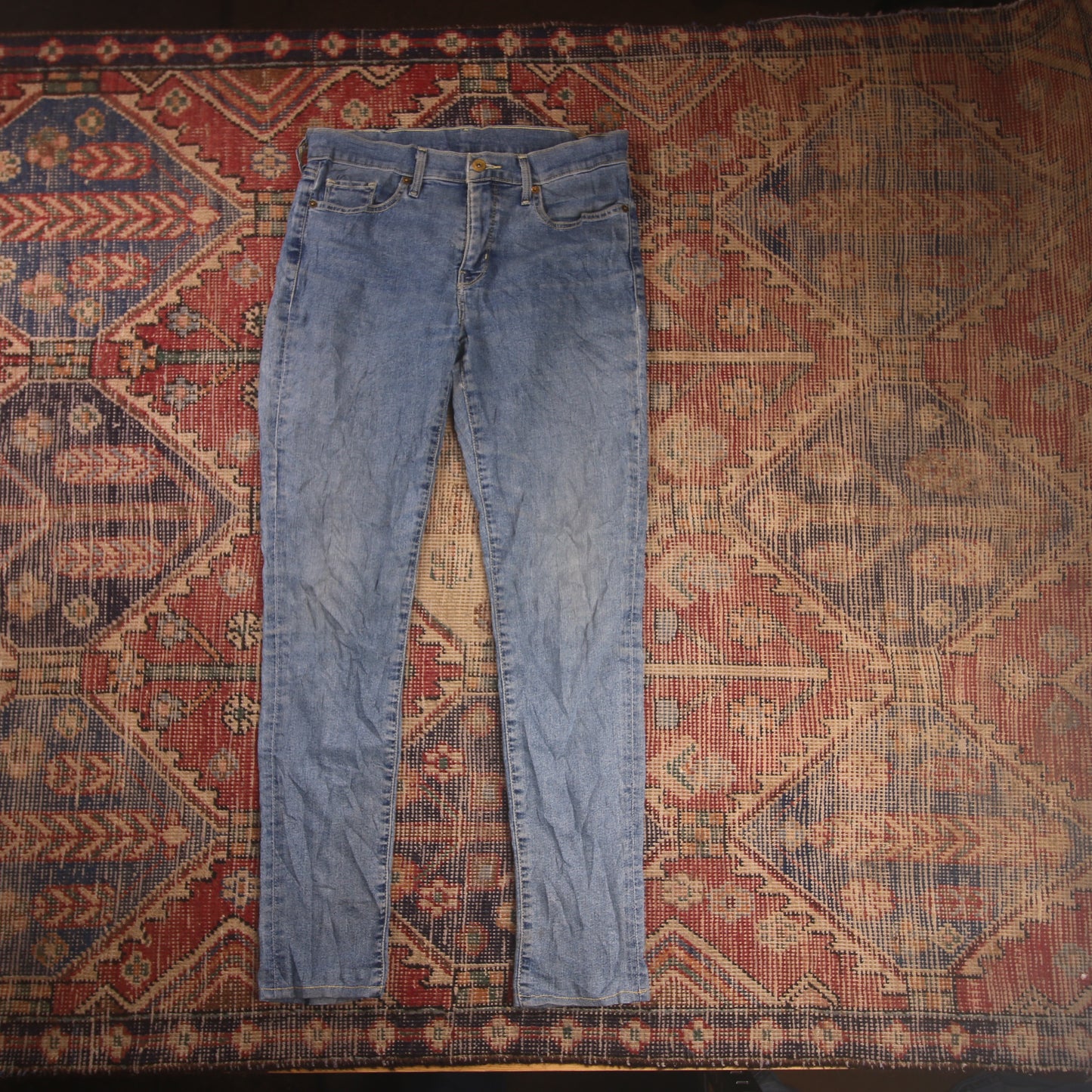 Levi's W30 L29 Skinny Blue Denim Jeans